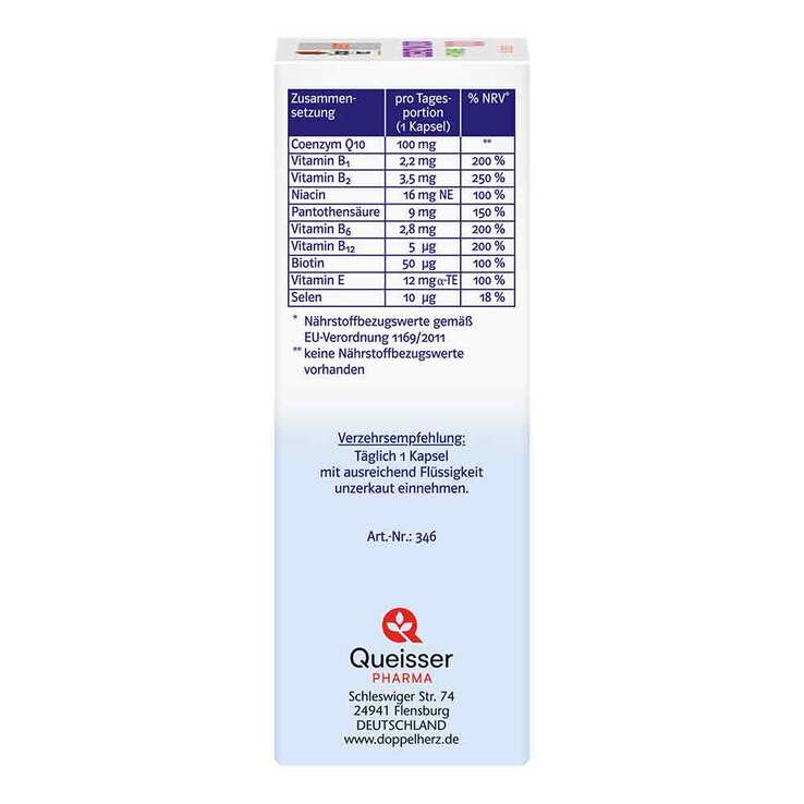 Doppelherz system Coenzym Q10 100 + Vitamine Kapseln, 60 St