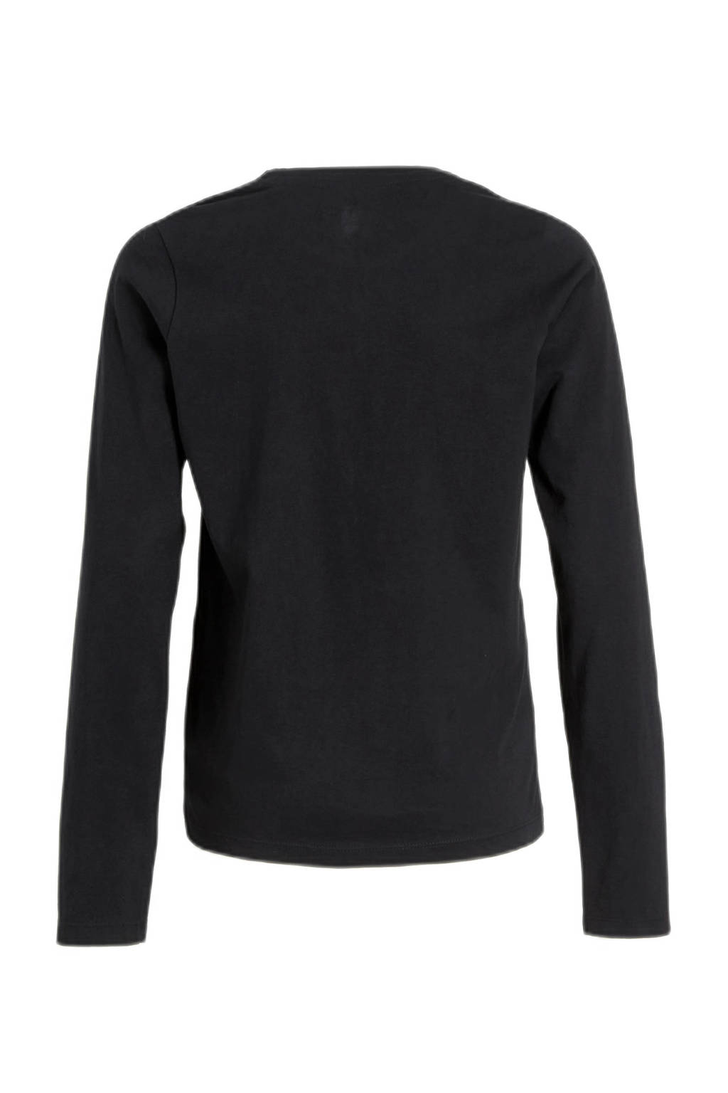 anytime longsleeve T-shirt zwart