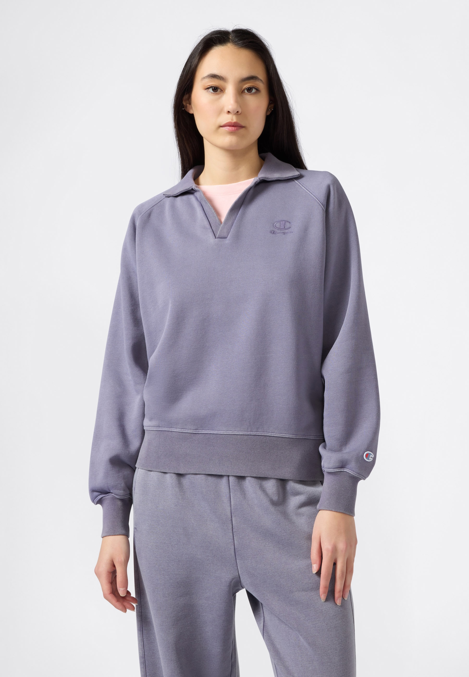 Champion Sweatshirt »ICONS Wash Polo Neck Sweatshirt«, 1 Stk.
