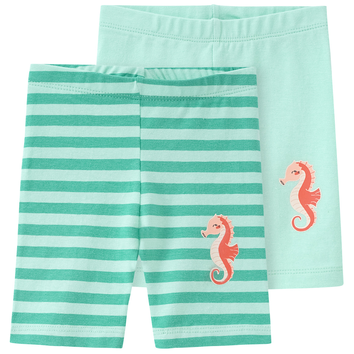 Topomini 2 Baby Radler mit Seepferdchen-Print hellgrün / grün