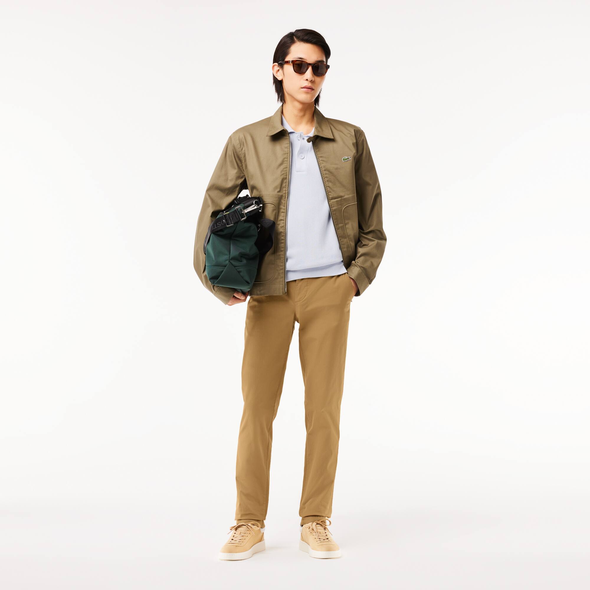 Leichte Baumwollchinos mit Stretch Hosen & Shorts - Beige - Lacoste - Herren