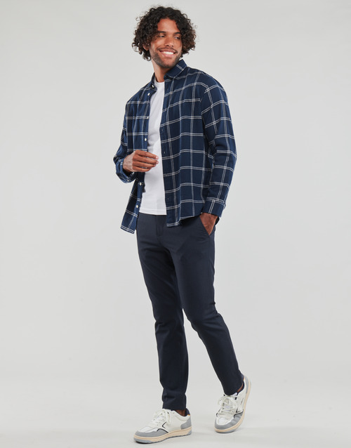 Selected - SLHSLIMOWEN-FLANNEL SHIRT LS NOOS - Marine