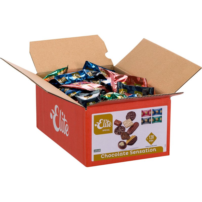 Biscuits Chocolate Sensations assortiment Elite - Carton de 120 pièces