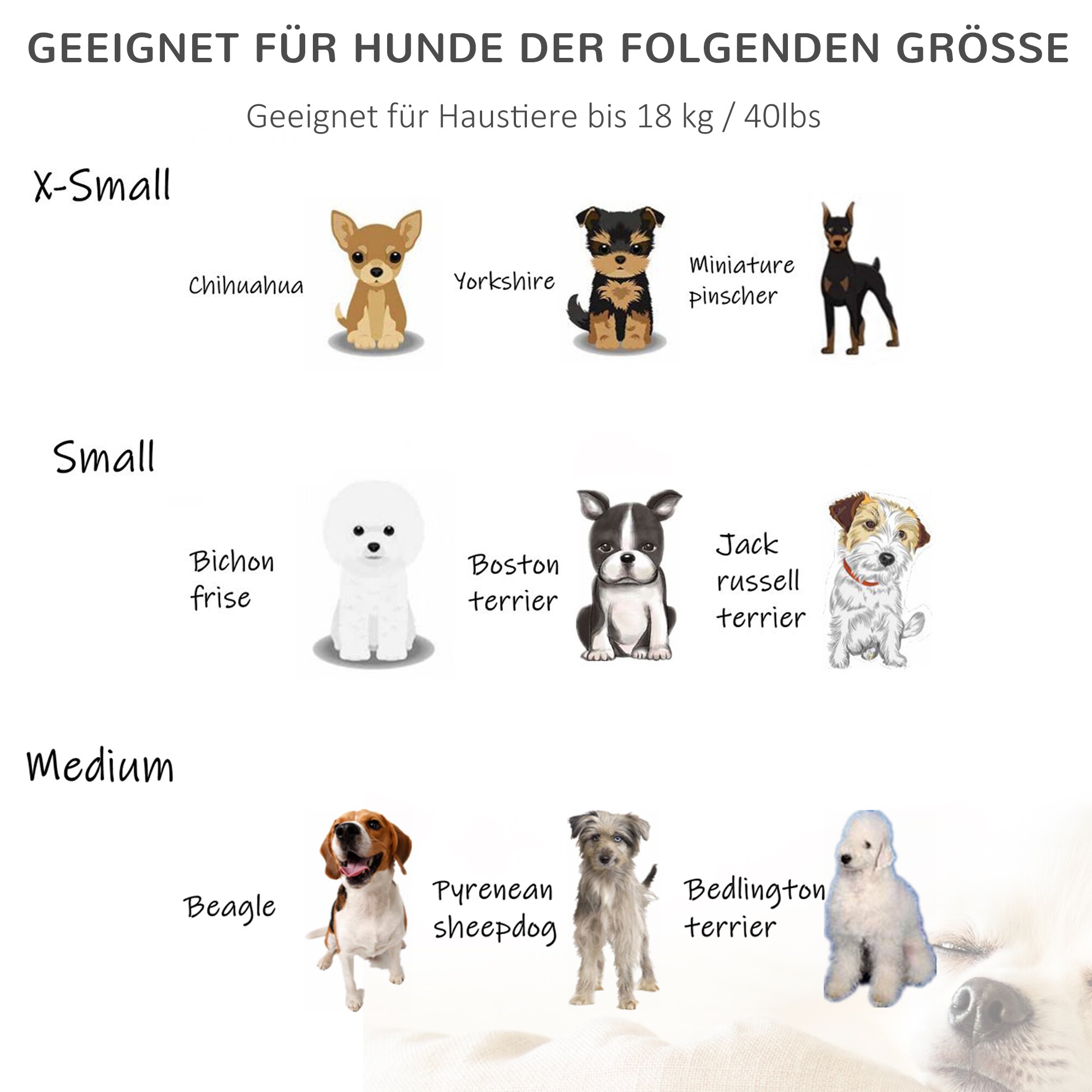 PawHut Hundebett mit erhöhtem Design braun 76L x 61B x 18H cm