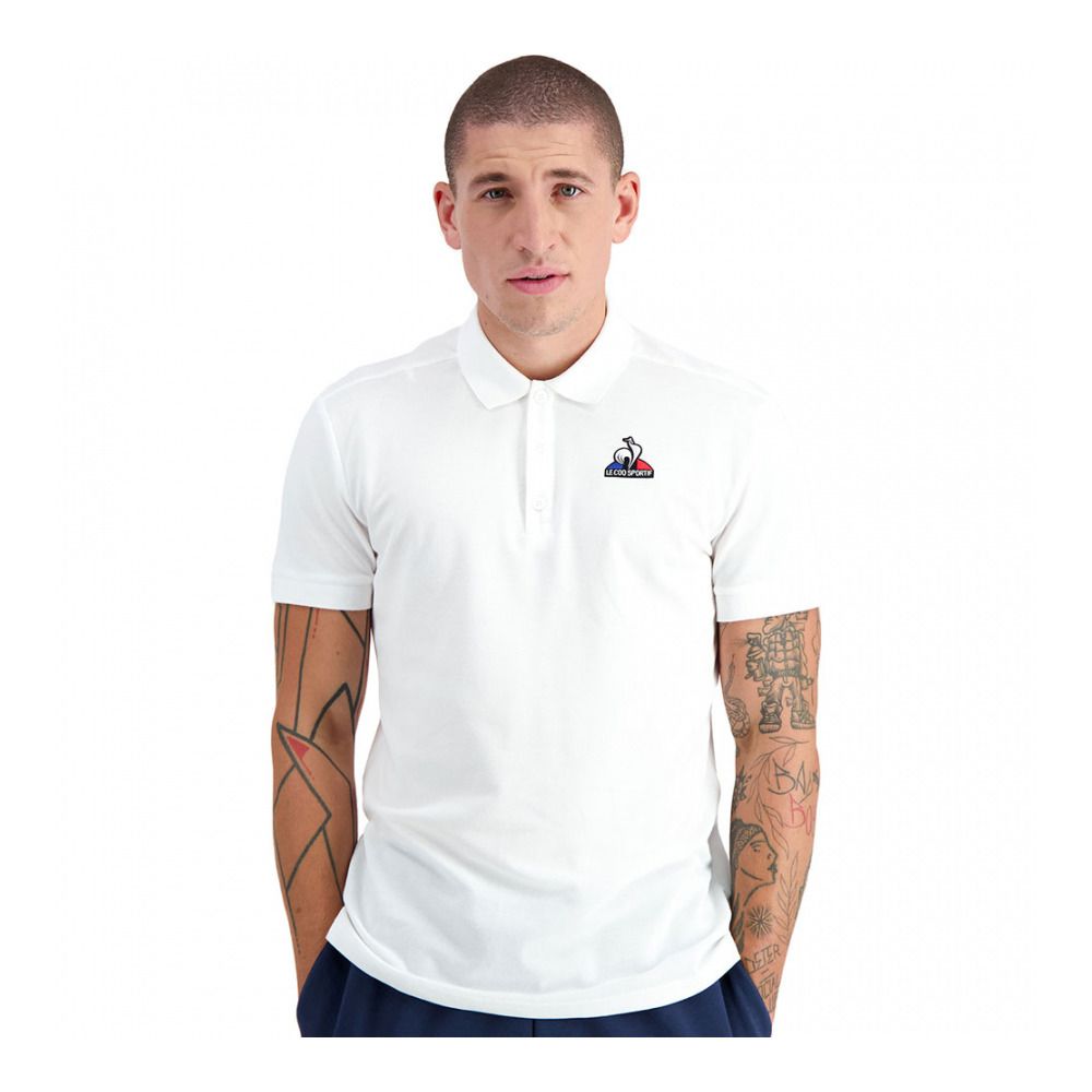 Le Coq Sportif ESSENTIELS N°2 - Polo Homme new optical white
