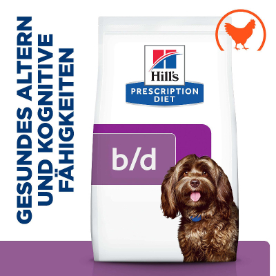 Hill's Vet Hundfutter Prescription Diet b/d mit Huhn 12kg