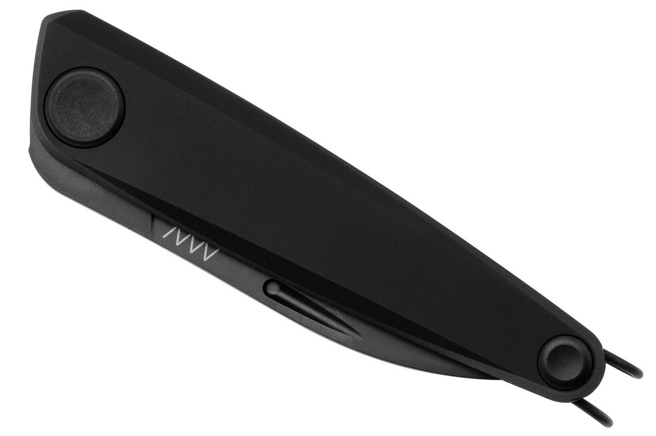 ANV Knives Z050BB, Z050-010 DLC Sleipner, Dural Black Aluminium, zakmes