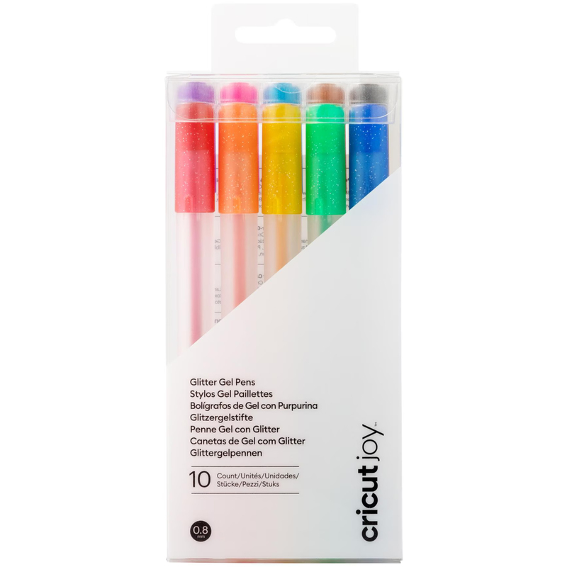 Cricut Rollerball Joy, Glitter Gel, 10 Stück, 1.6 mm