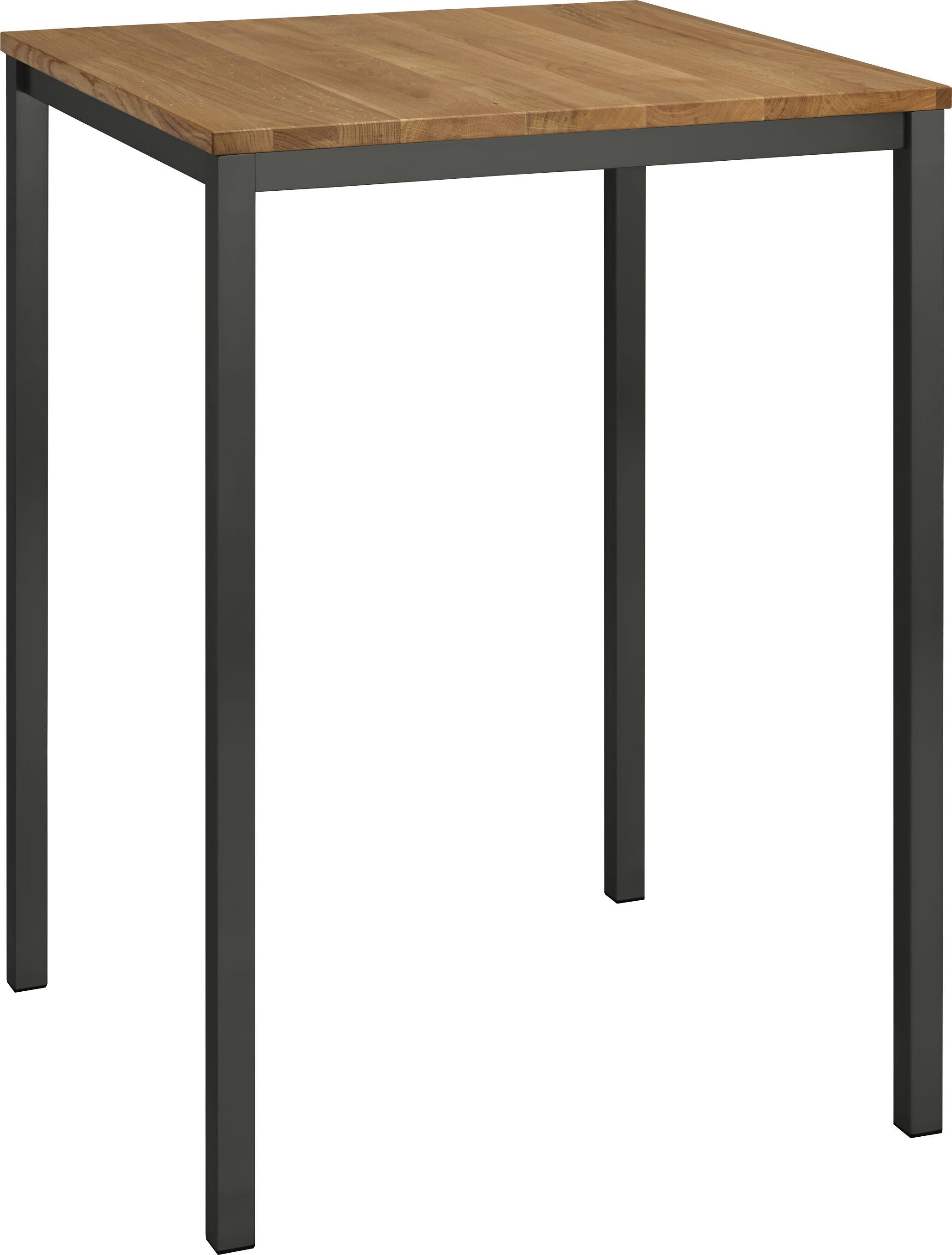ALEXIS II Bartisch - Eiche massiv / B: 80.0 cm x T: 80.0 cm x H: 110.0 cm