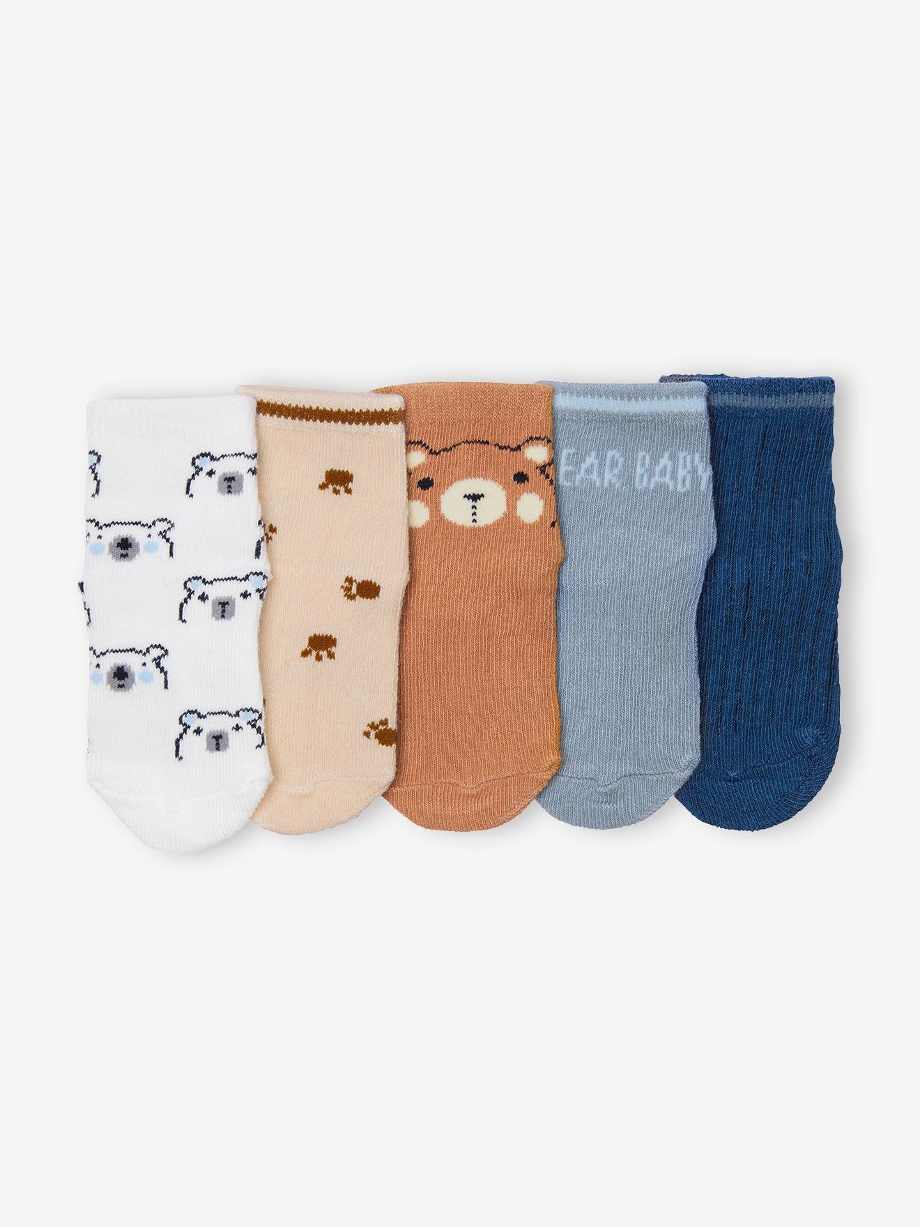 Pacote com 5 pares de meias 