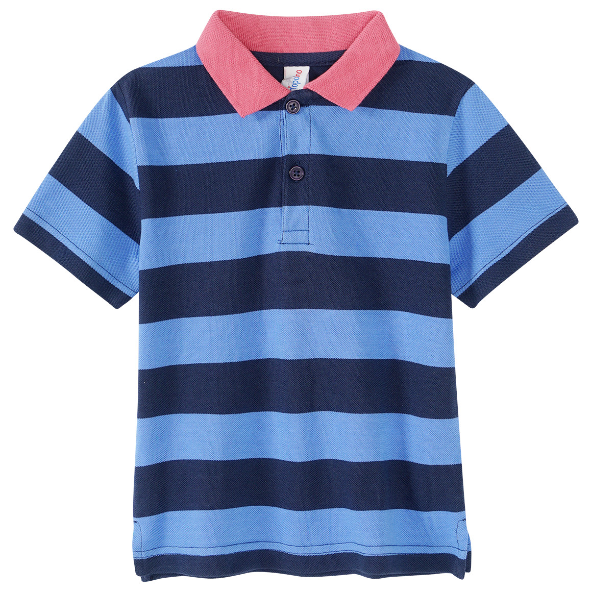 Topolino Jungen Poloshirt mit Streifen blau / dunkelblau