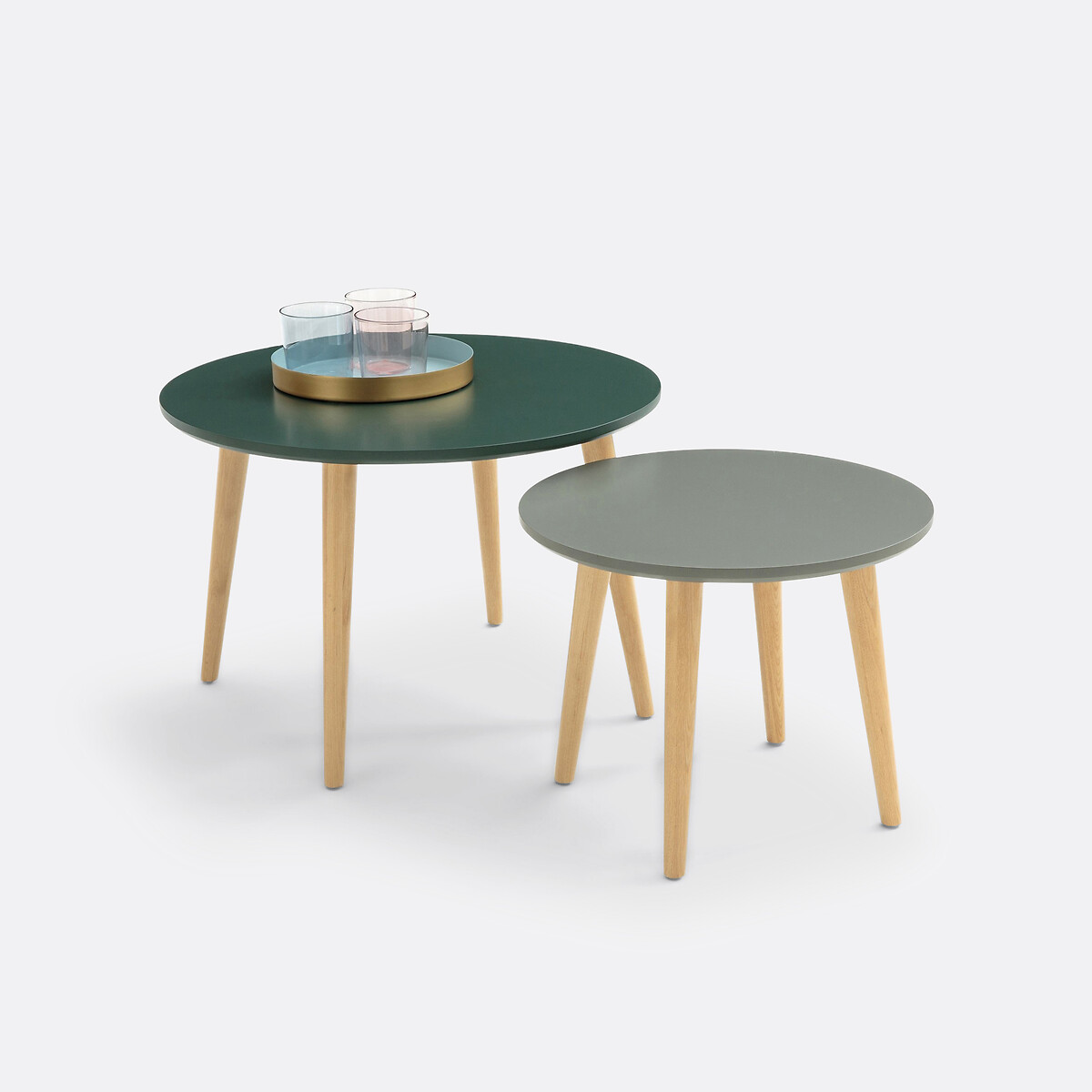 LA REDOUTE INTERIORS<br>Conjunto de 2 mesas de centro, Jimi