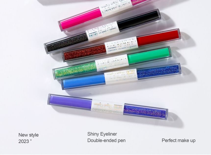 HANDAIYAN - Dubbel effect eyeliner met twee uiteinden - 12 kleuren