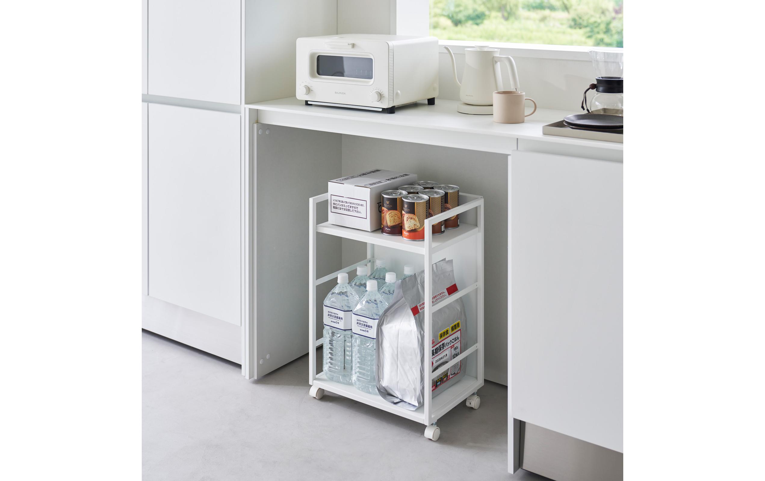 Servierwagen Tower Weiss<br>Aufbewahrungswagen