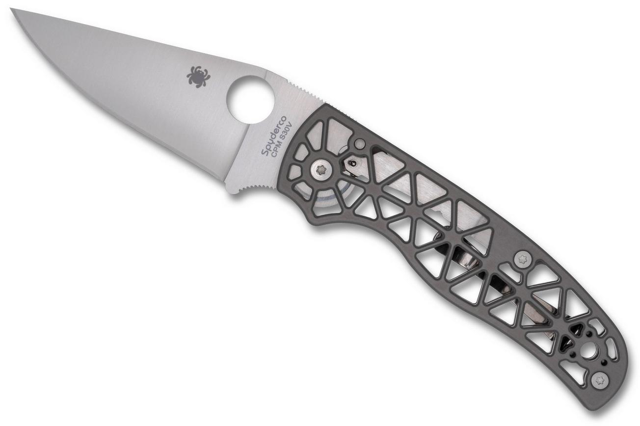 Spyderco Edgerati C266ALP Aluminum, CPM S30V zakmes, Sal Glesser design