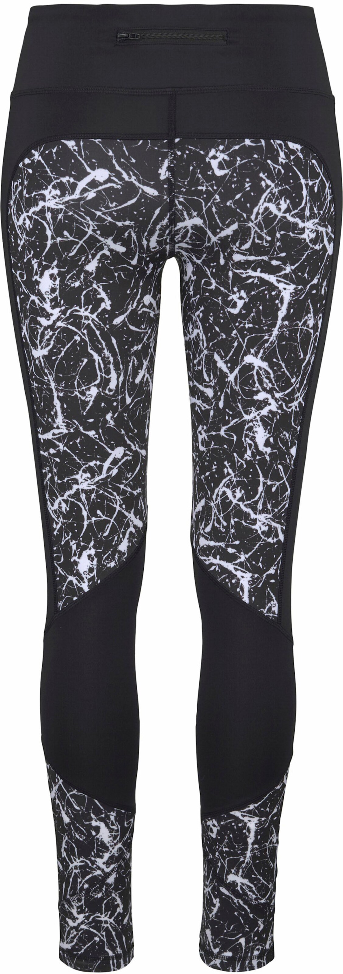 LASCANA ACTIVE Leggings in schwarz-marmoriert-weiß