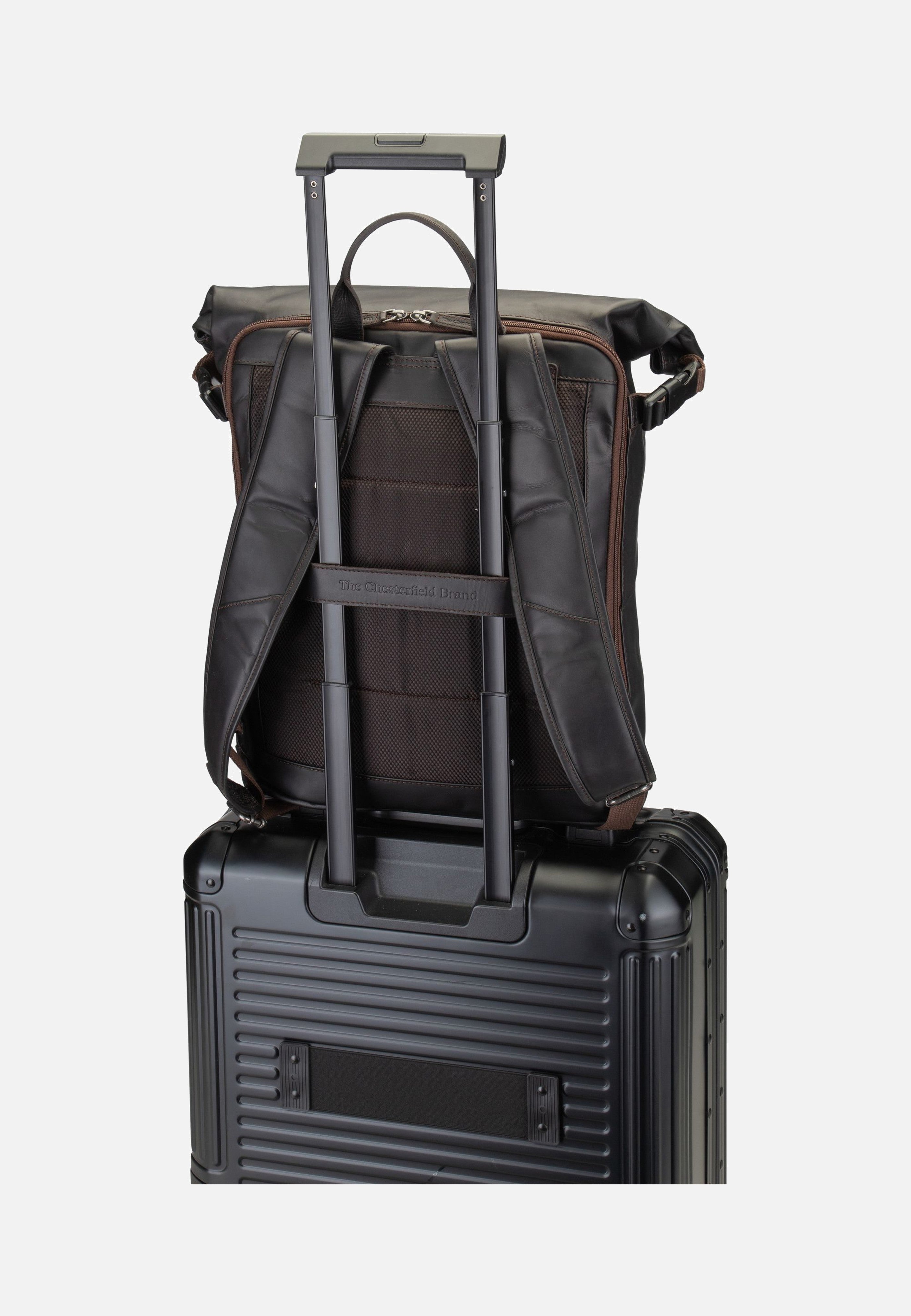 Liverpool 0309 Brown - Rolltop Rucksack