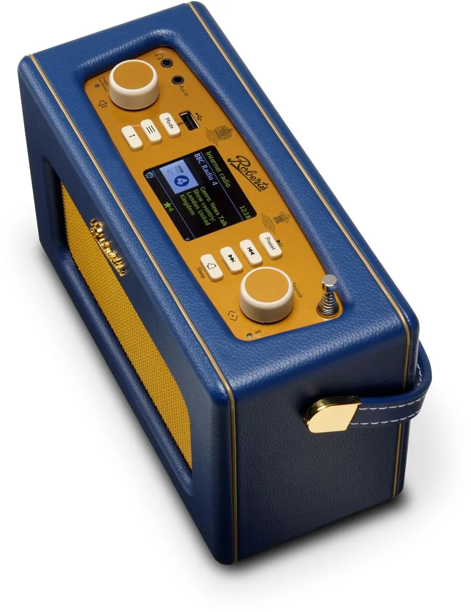 Roberts Revival iStream 3L Bleu foncé Enceintes connectées