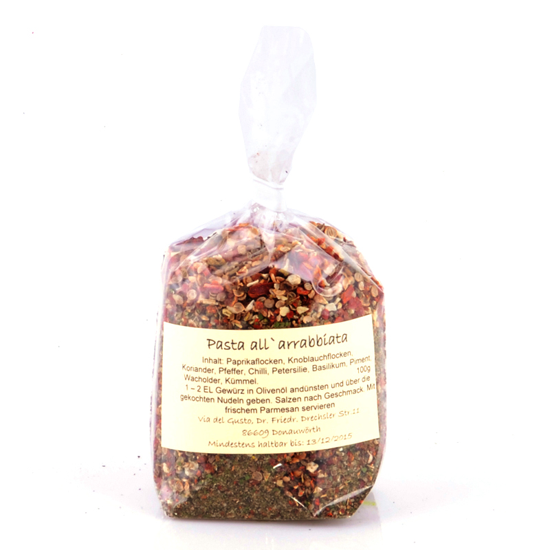 Pasta all`Arrabiata, 100 g