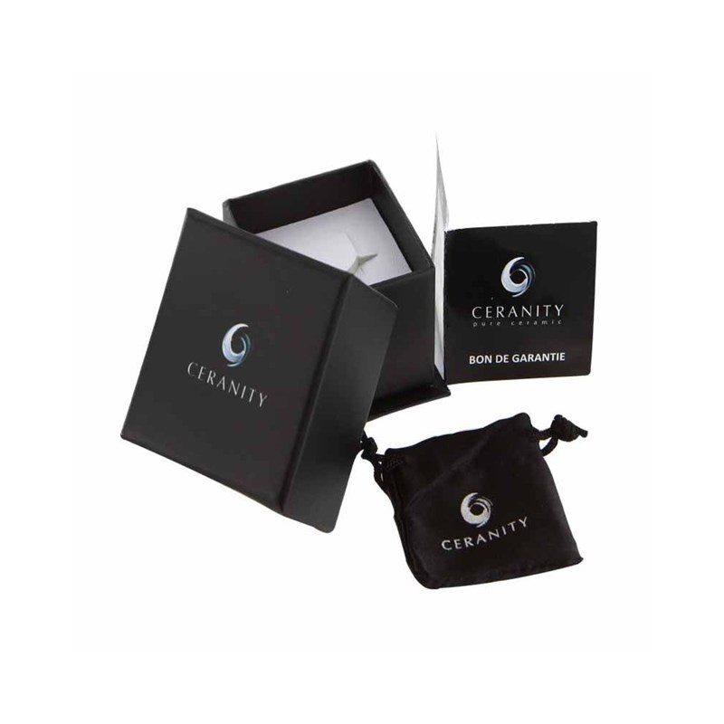 Bague Céramique et argent Ceranity 1-12/0081-N