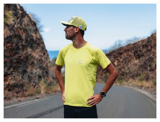 Maillot Manches Courtes Compressport Training SS Tshirt M Evening Primrose Jaune