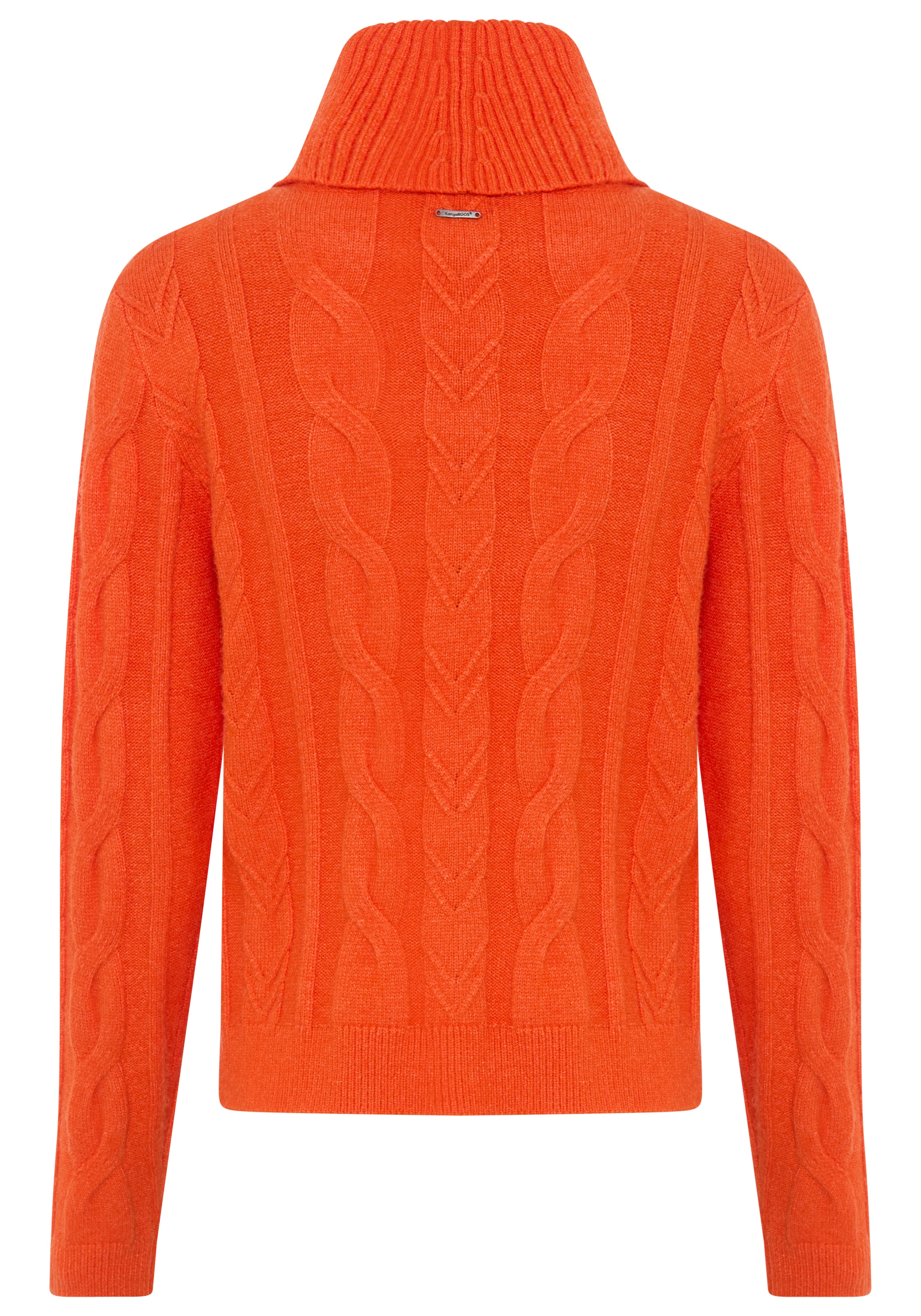 KangaROOS Rollkragenpullover , mit Zopfstrickmuster