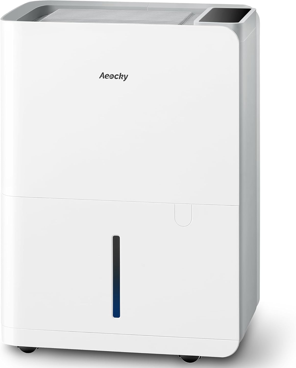 Max 25L/d, luftentfeuchter elektrisch, AEOCKY Raumgröße ca.200m³(50m²), Smart Luftentfeuchter mit Ablaufschlauch, Geeignet für Keller, Waschküche, Schlafzimmer, Badezimmer