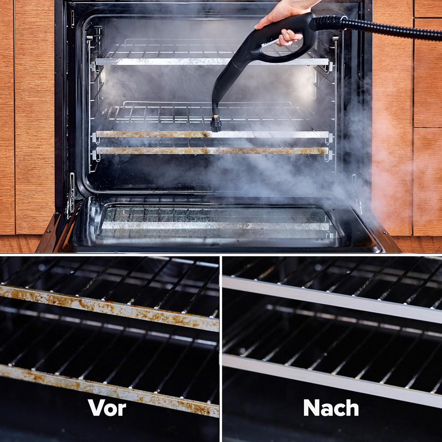 Dupray Neat Dampfreiniger – leistungsstarker Multifunktions-Dampfreiniger für Haus, Böden, Fliesen, Fugen, Möbel, Matratzen, Fenster, Autos & mehr (Neat + 17 Zubehörteile)