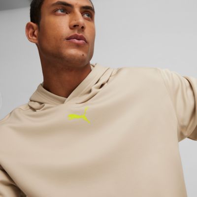 PumaPUMA FIT Taped PWRFleece Lite Hoodie - beige