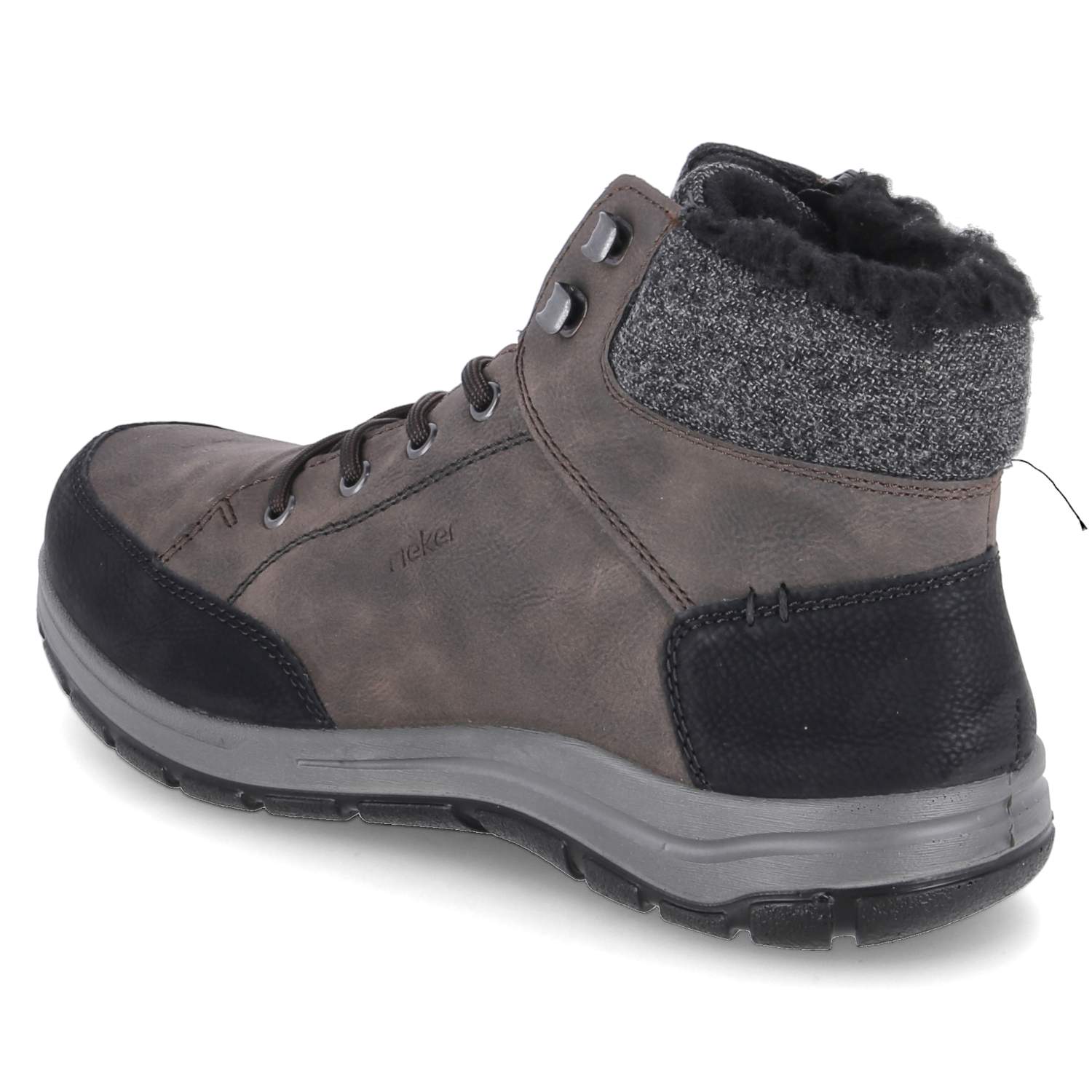 Rieker Winterboots - schwarz/moro/granit