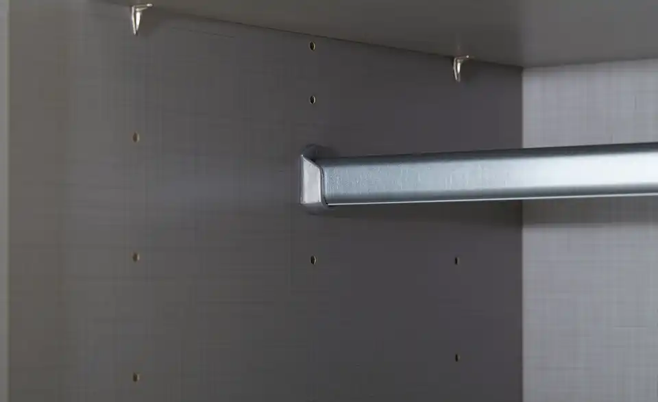 Kleiderschrank Multischrank-System 80 cm Eiche sägerau (Nachbildung)