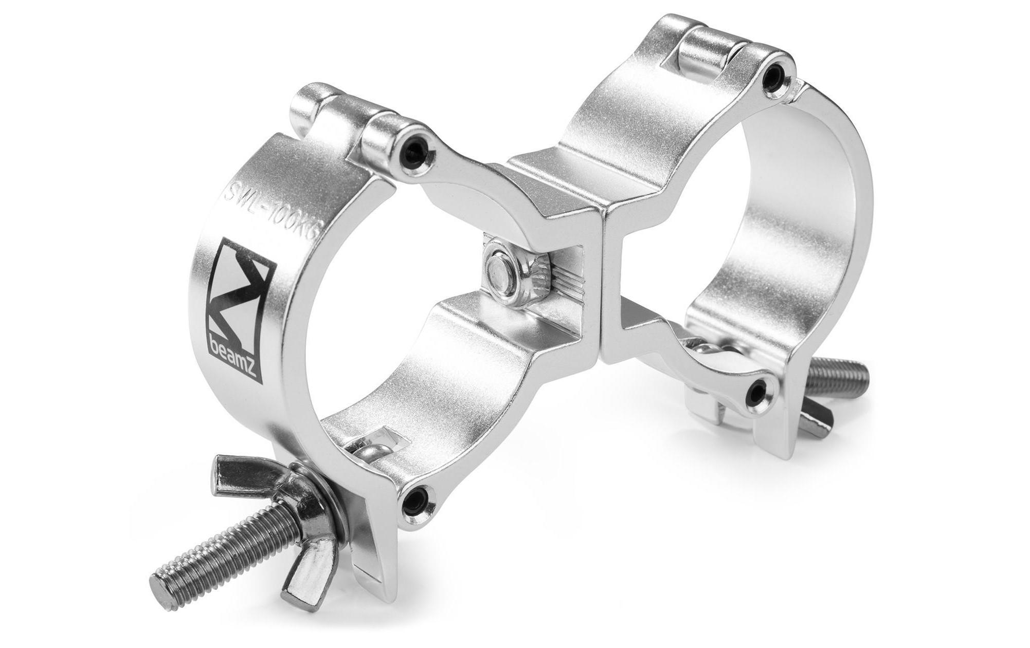 Clamp BC50-100D 48-51 mm SilberAluminium-Klemme mit Schwenkkupplung