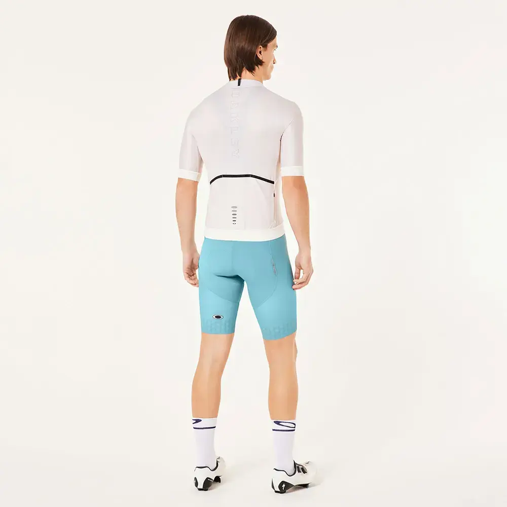 Oakley Endurance Mix Fietsshirt Korte Mouwen Lichtblauw/Grijs Heren