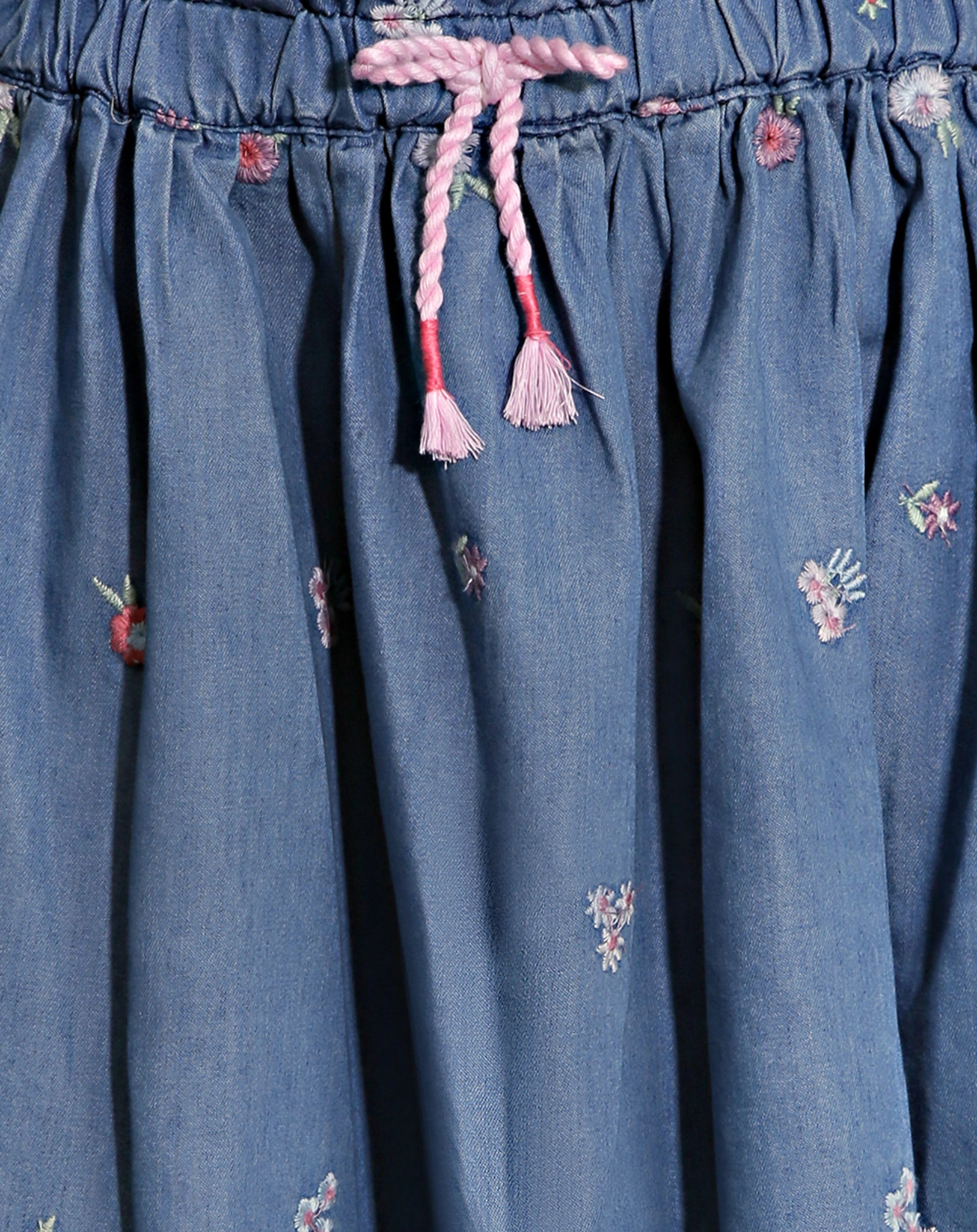 Jeansrock BLUMEN in jeans blue