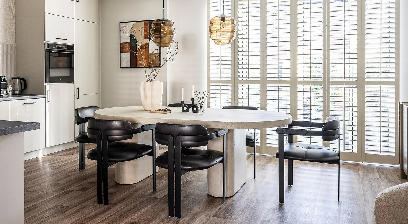 Bogard tube eettafel | White 240 cm