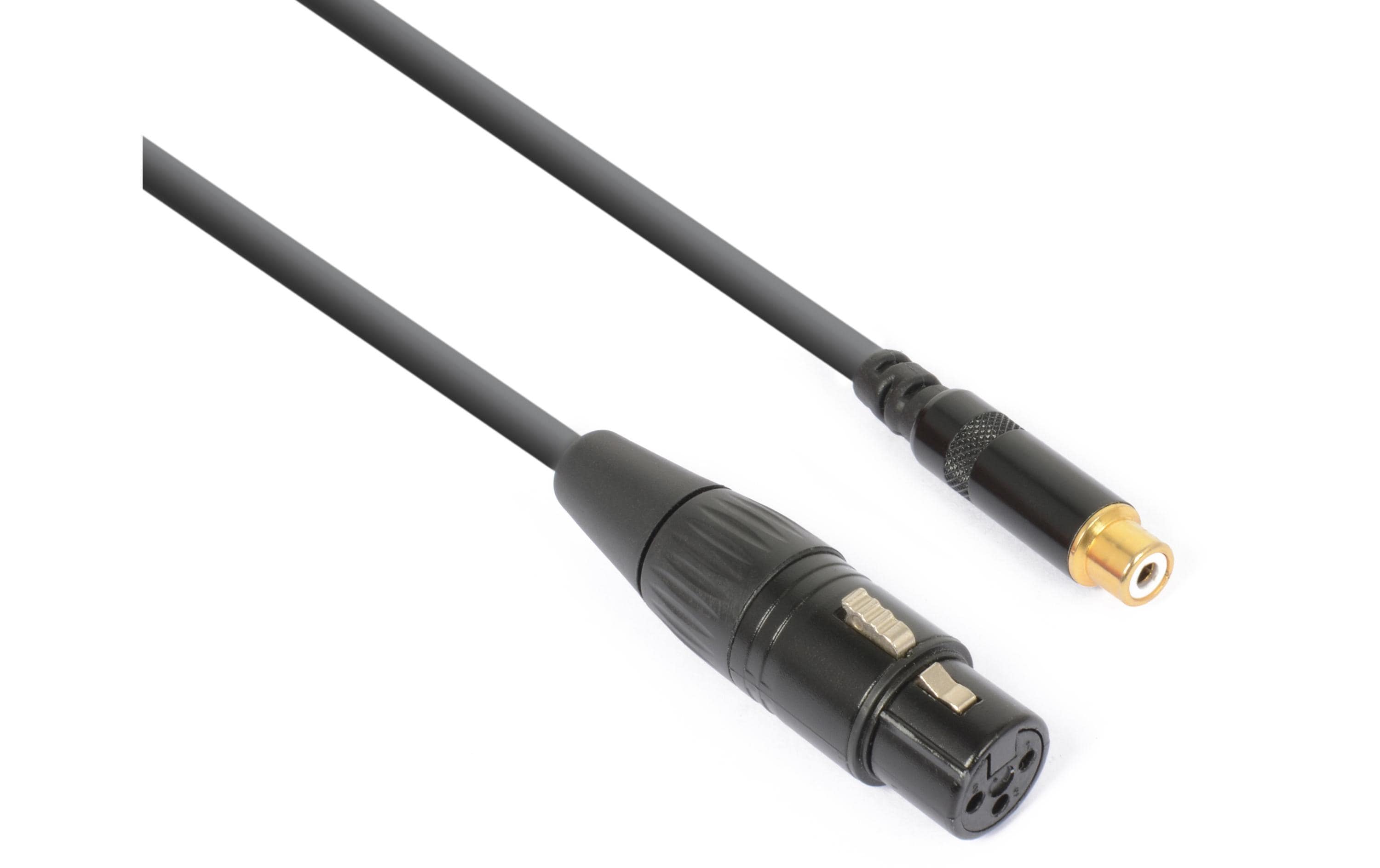 CX138 XLR 3 Pole, female - Cinch 0.15 mAdapterkabel XLRf – Cinchbuchse