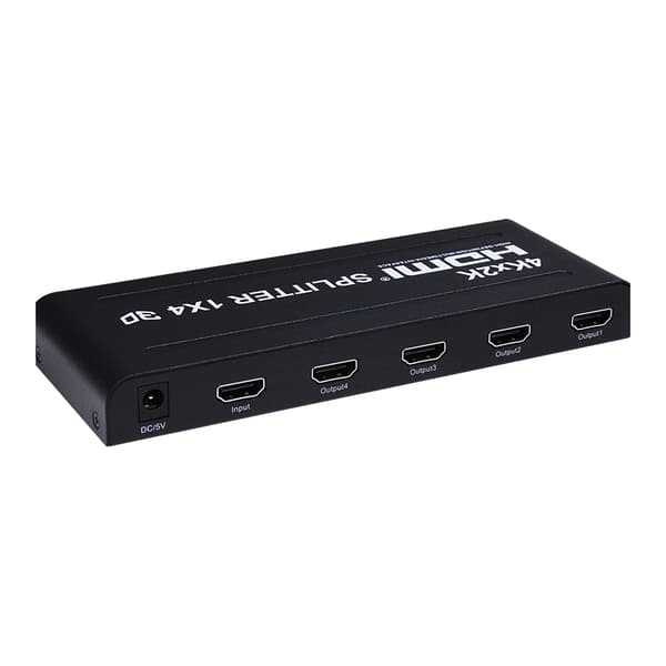 INF 1x4 HDMI-splitter til 4 skjermer 4K