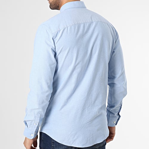 Chemise Manches Longues Neil Oxford Bleu Clair