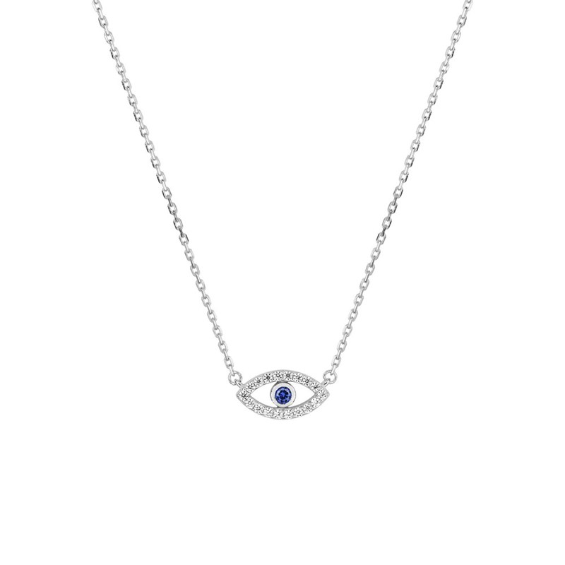 Collier Femme - Oxyde de zirconium - Argent 925 - Longueur : 42 cm