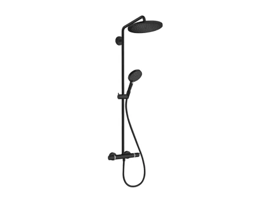 Colonne de douche thermostatique HANSGROHE Croma Select S 280 noir mat