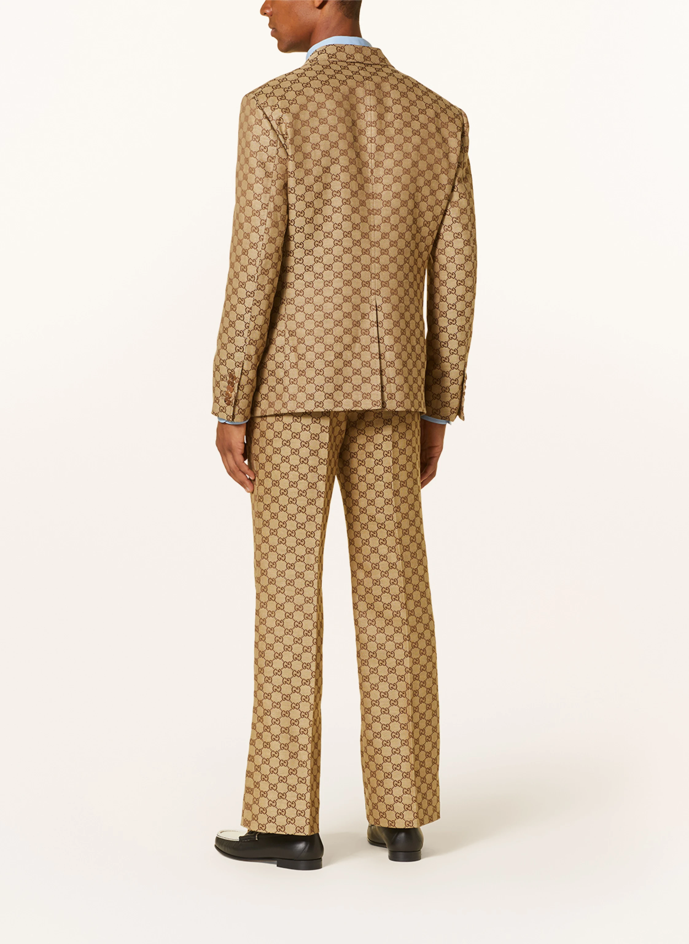 GUCCI Anzugsakko Extra Slim Fit mit Leinen