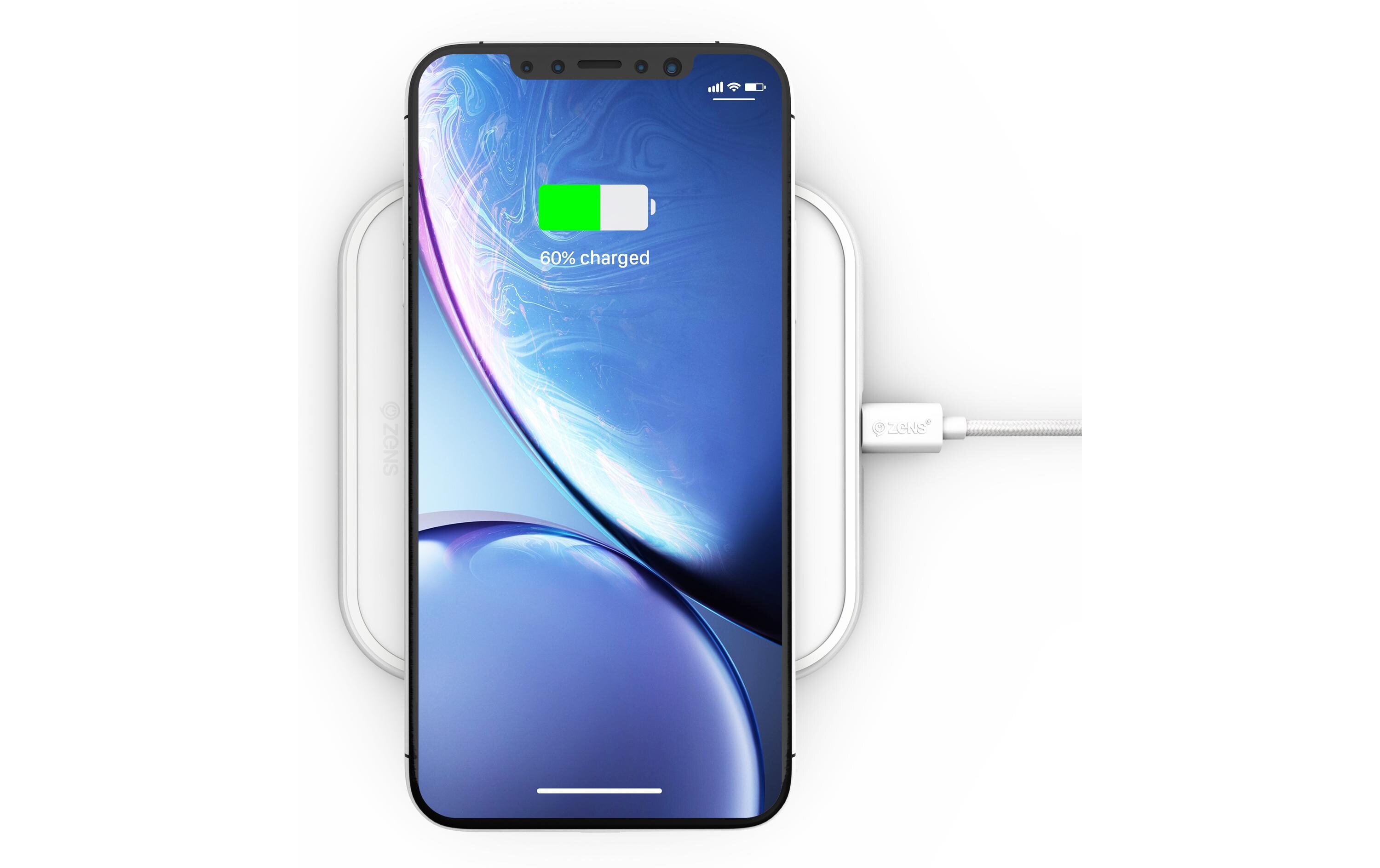 Wireless Charger Single AluminiumQi-Ladepad aus Aluminium