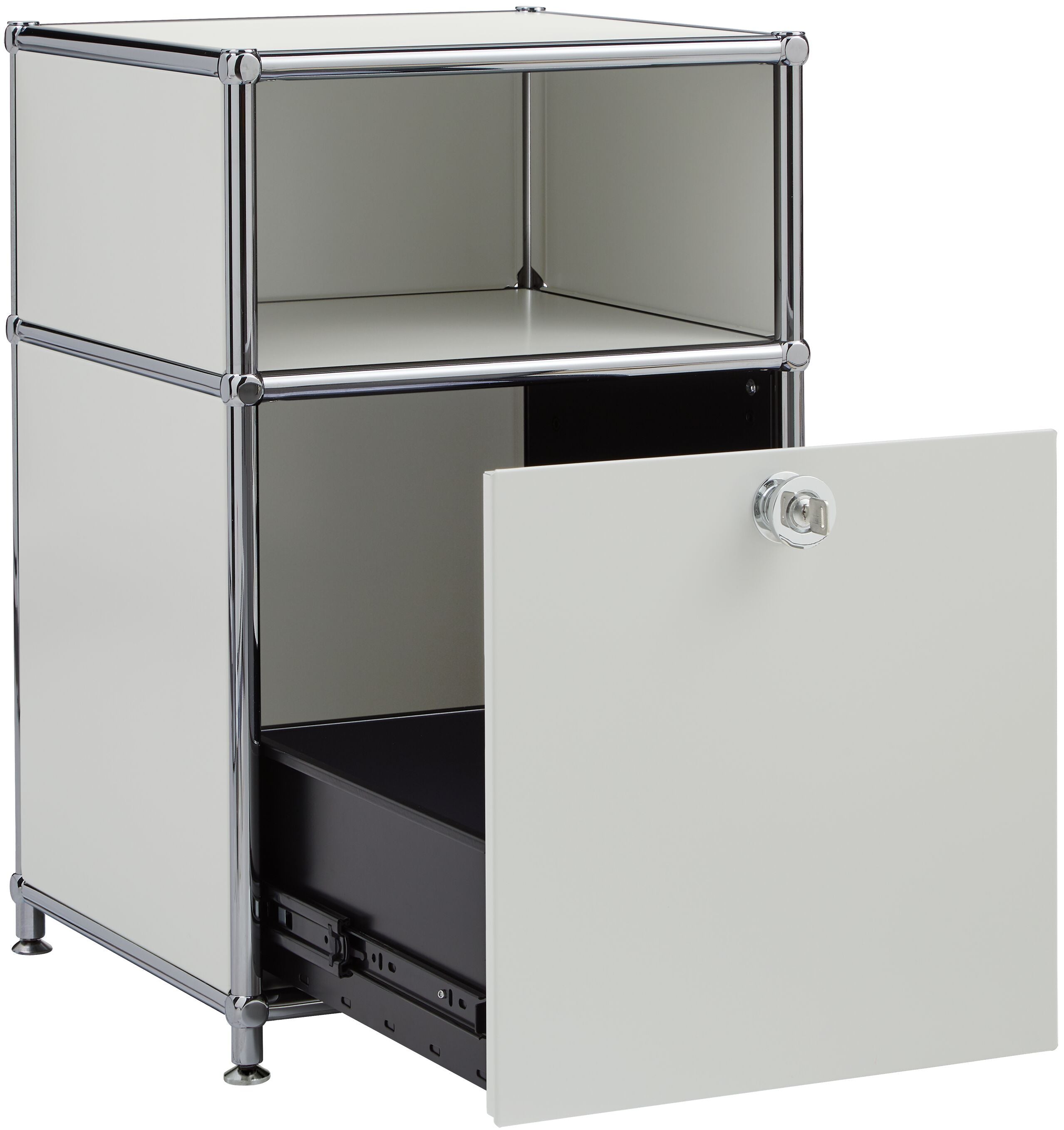 FLEXCUBE Korpus - Hellgrau / B: 40.0 cm x T: 40.0 cm x H: 62.0 cm