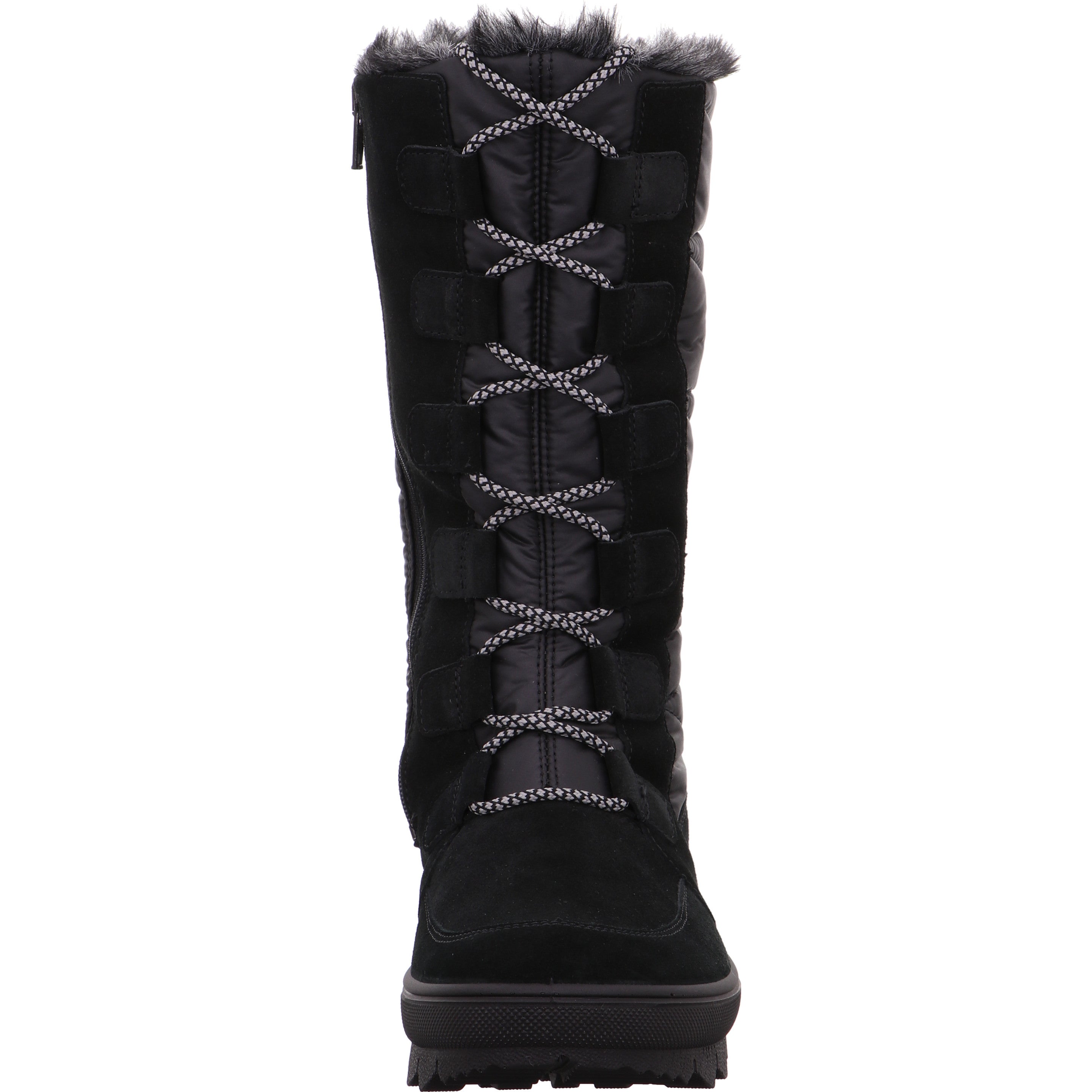 legero NOVARA Damen  Stiefel mit Reißverschluss - Farbe: Schwarz - Größe: 3.5