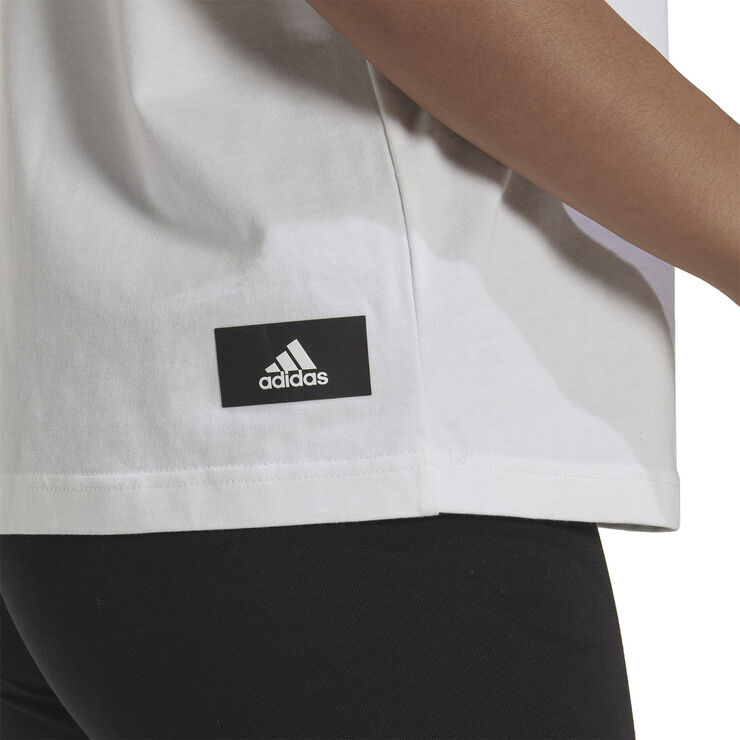 adidas Future Icons Badge of Sport T-shirt Hvid