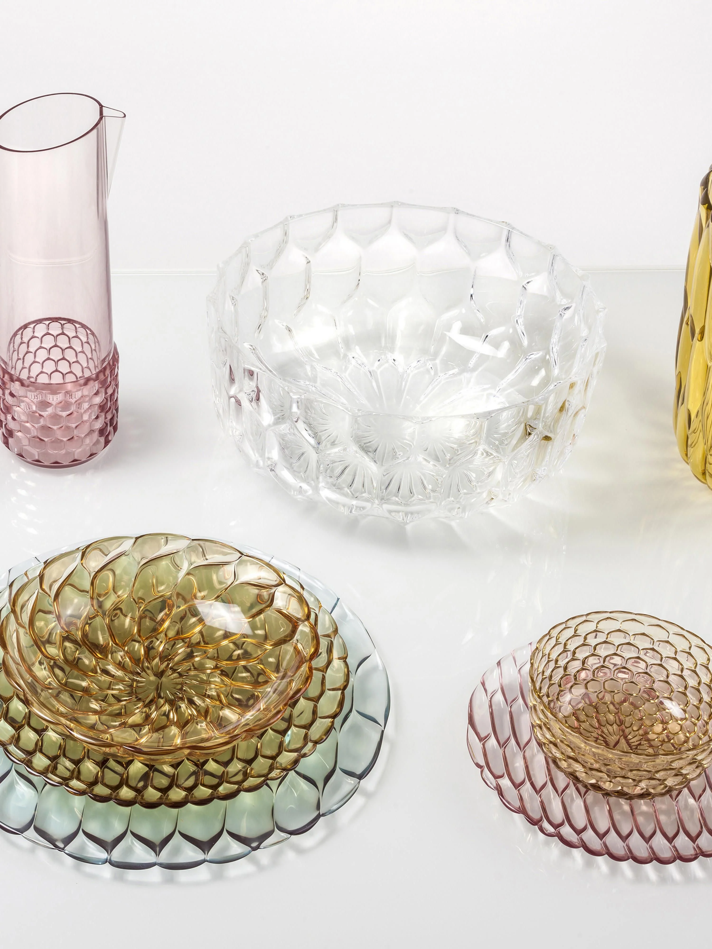 Saladeschaal Jellies met structuurpatroon