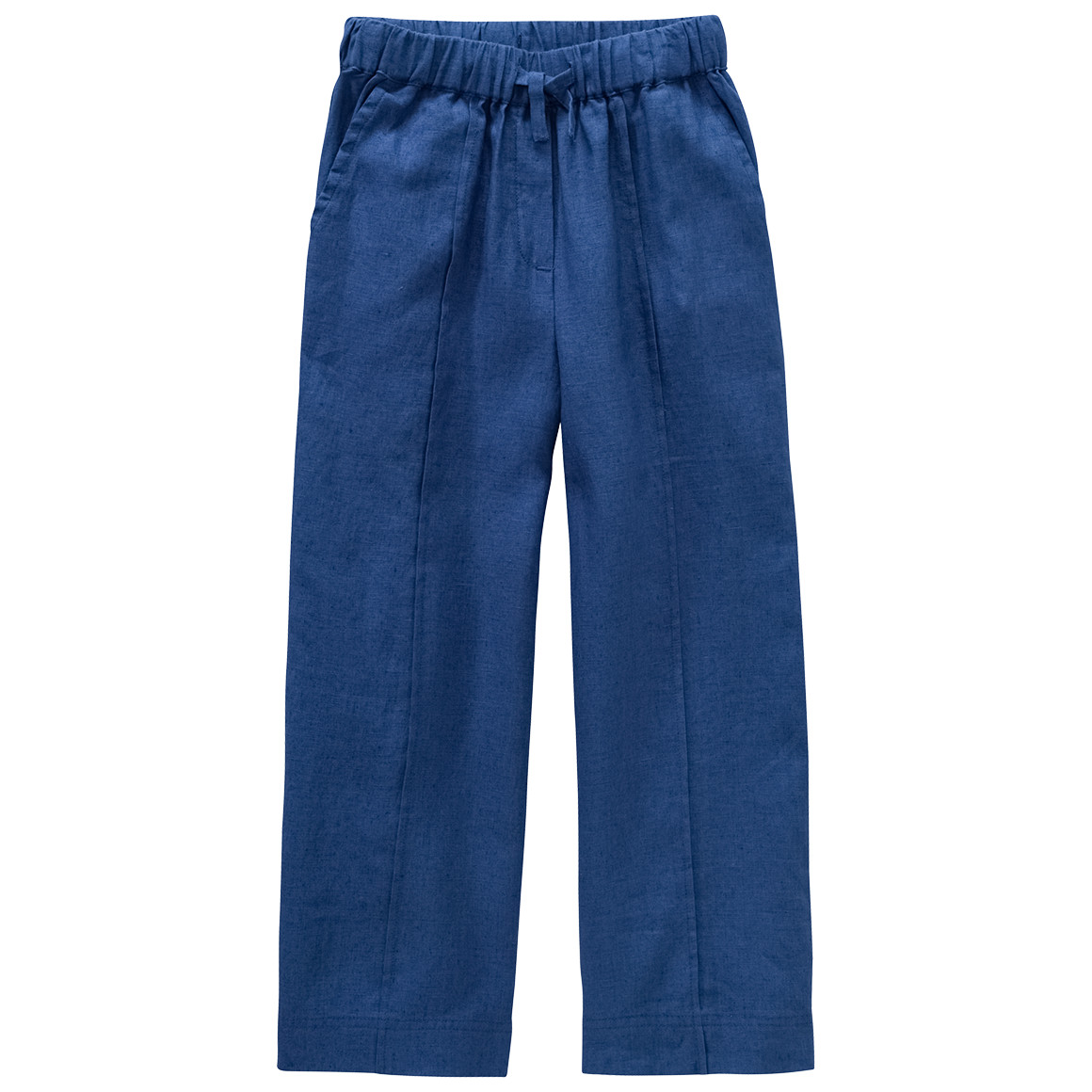 Jonas Nielsen Mädchen Leinen-Hose mit Tunnelzug königsblau