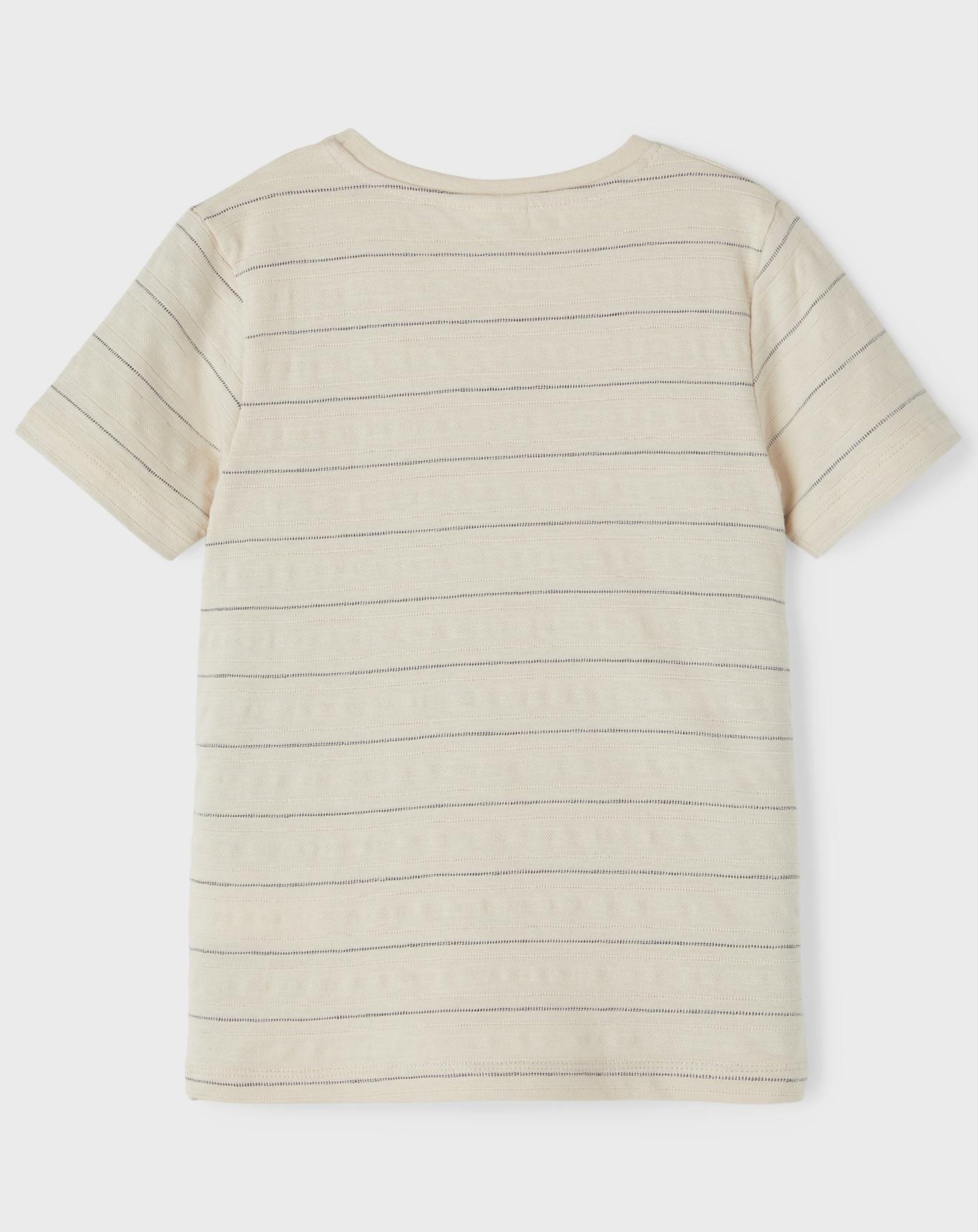 T-Shirt NKMFAMAND gestreift in oatmeal