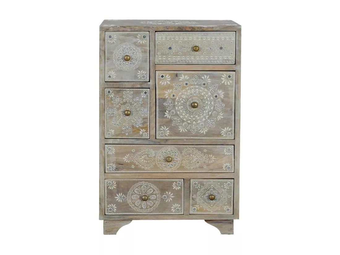 Cabine téléphonique en bois de manguier naturel Marrón.Giner y Colomer.66x30x42