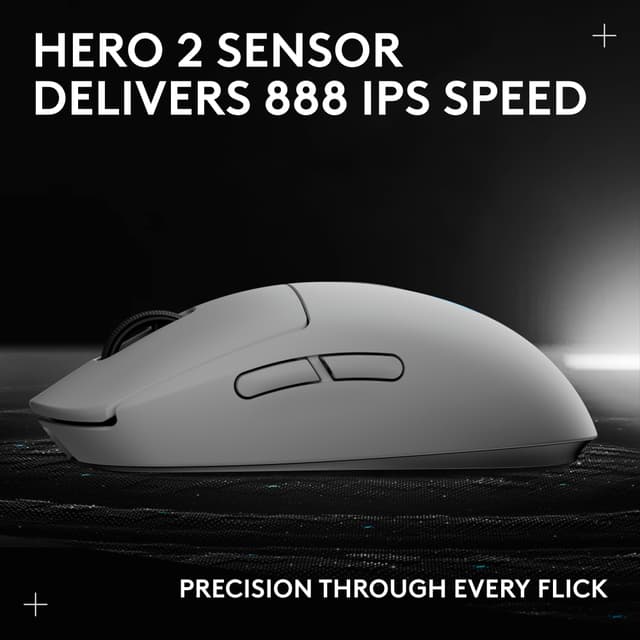 Logitech G PRO 2 LIGHTSPEED gaming-mus (hvid)